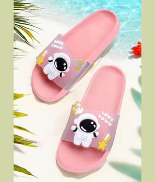 KAPANI Pink Women's Slide Flip flop