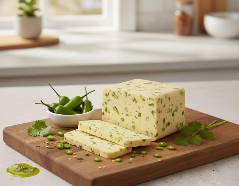 Mishti Gourmet Green Chilli Cheddar 200g view 4