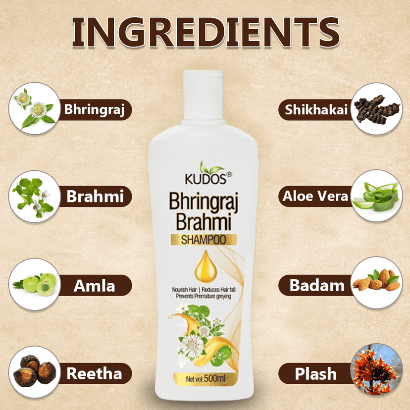 Kudos Aloe Vera, Bhringraj & Onion Shampoo |500ml each view 8
