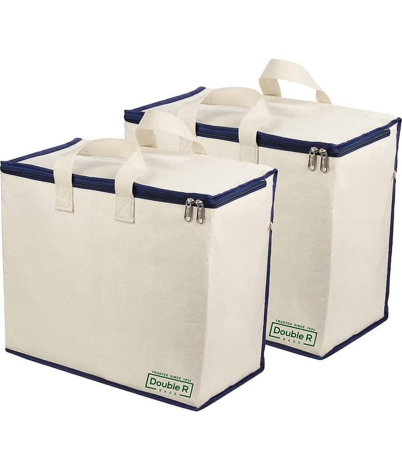 Double R Bags - Green Canvas Shopping Bag