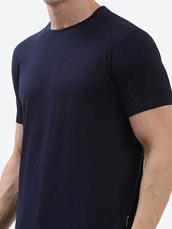 Cam Men's Navy Blue T-shirt view 6
