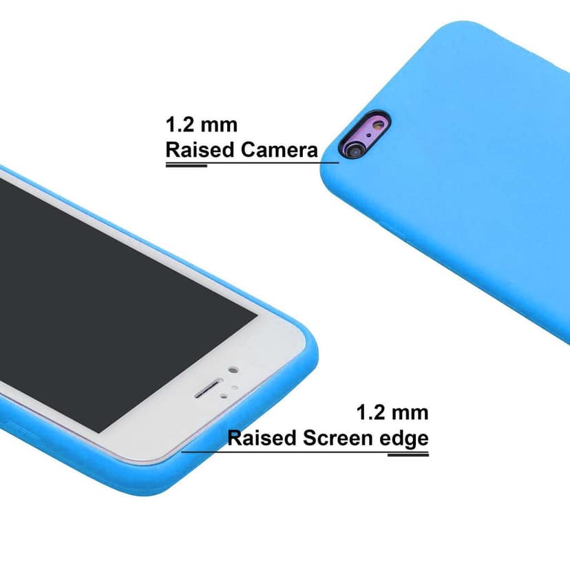 LIRAMARK Liquid Silicone Soft Back Cover Case for Apple iPhone 6 / 6S