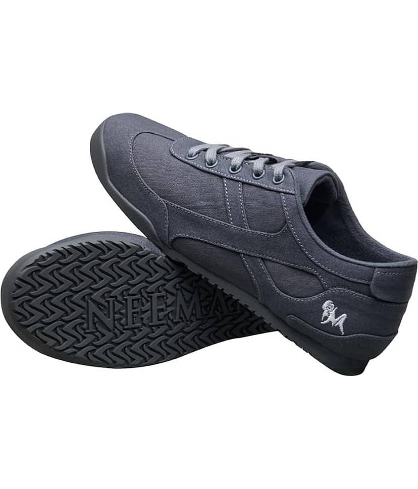 Neemans Urban Casual Grey Men's Slip-on Shoes view 4