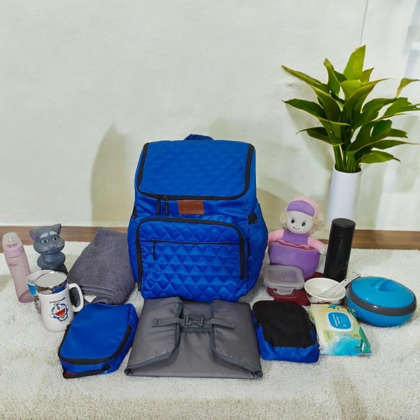 SEINT® Waterproof Multipurpose Diaper Bag, Baby Bags for Mothers Carry, Travel Ready, Ideal Hospital Bag for Delivery Women, Perfect for Newborn Baby Essentials
