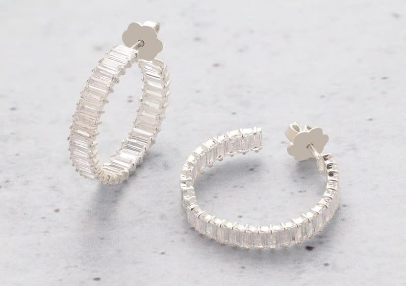 Luminous Hoop Earrings