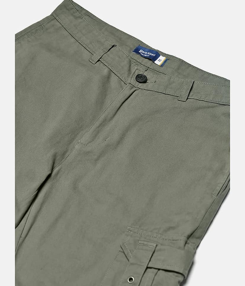 Bene Kleed Relax Men's Cargos - Olive ( Pack of 1 ) view 7