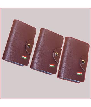 Kopila - PU Leather Card Holder ( Pack 3 )
