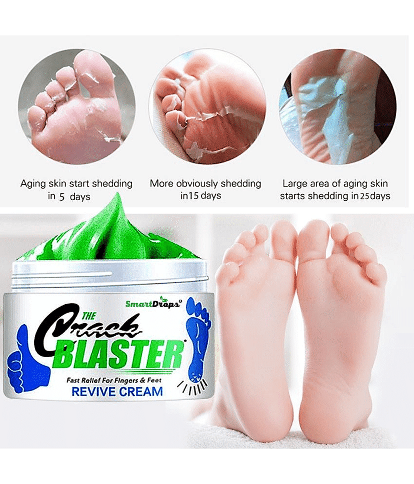 Smartdrops Foot Care Cream for soft heels Feet Cream Foot Cream ( 100 g ) Pack of 2