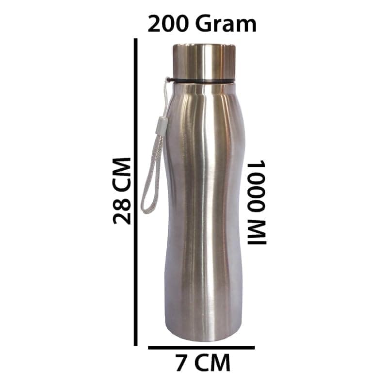 Sleek Stainless Steel Water Bottle with Carrying Strap – Leakproof, Durable & Reusable Metal Bottle for Travel, Gym, Office & Outdoor Use view 4