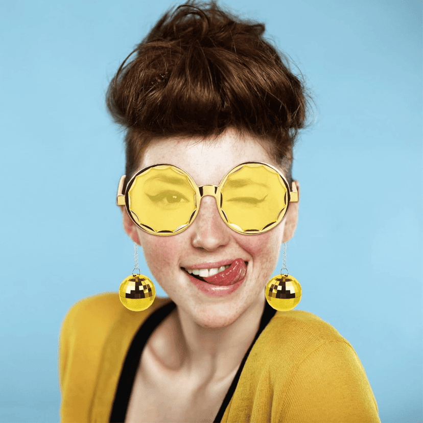 Disco Ball Shades Gold view 4