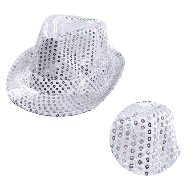Sequin Hat Silver view 4