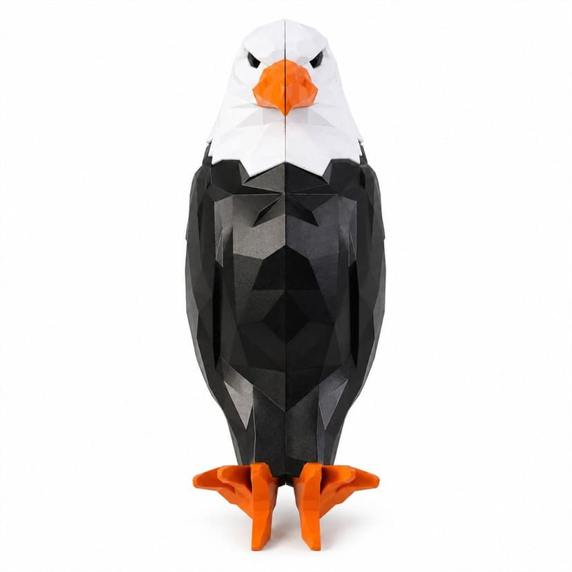 Eagle Shaped LED Ambient Wall Light with Remote and Magnetic Holder (1 Pc Set) view 2