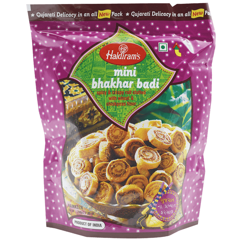 Haldiram's Mini Bhakarbadi Namkeen, 200 G Pouch