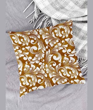Houzzcode Single Brown Pillow Cover