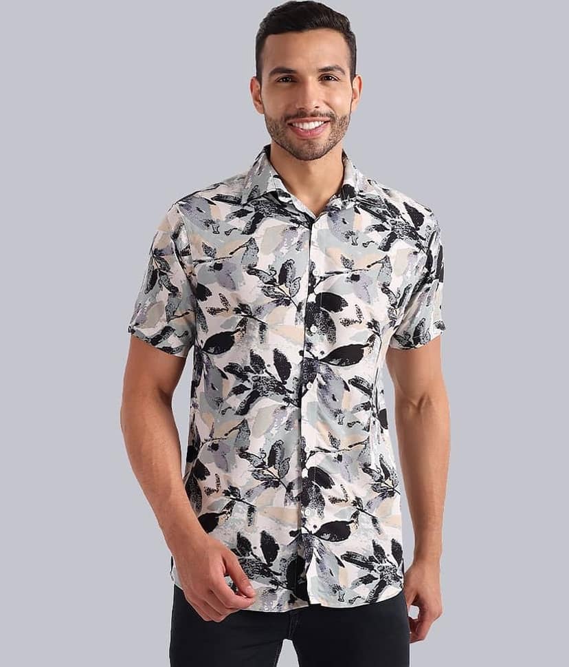 TrendiVastra - Blue Viscose Regular Fit Men's Casual Shirt ( Pack of 1 )