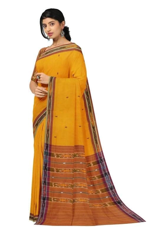 APCO Handloom (A Andhra Pradesh Govt Emporium)- Women's Traditional Pure Handloom Dulla Cotton Saree | DL0053 view 2