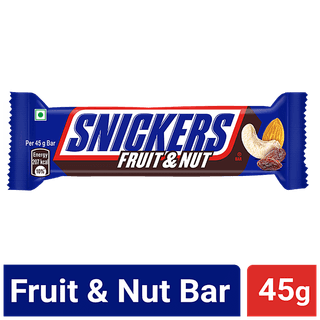 Snickers Fruit & Nut, 45 gm