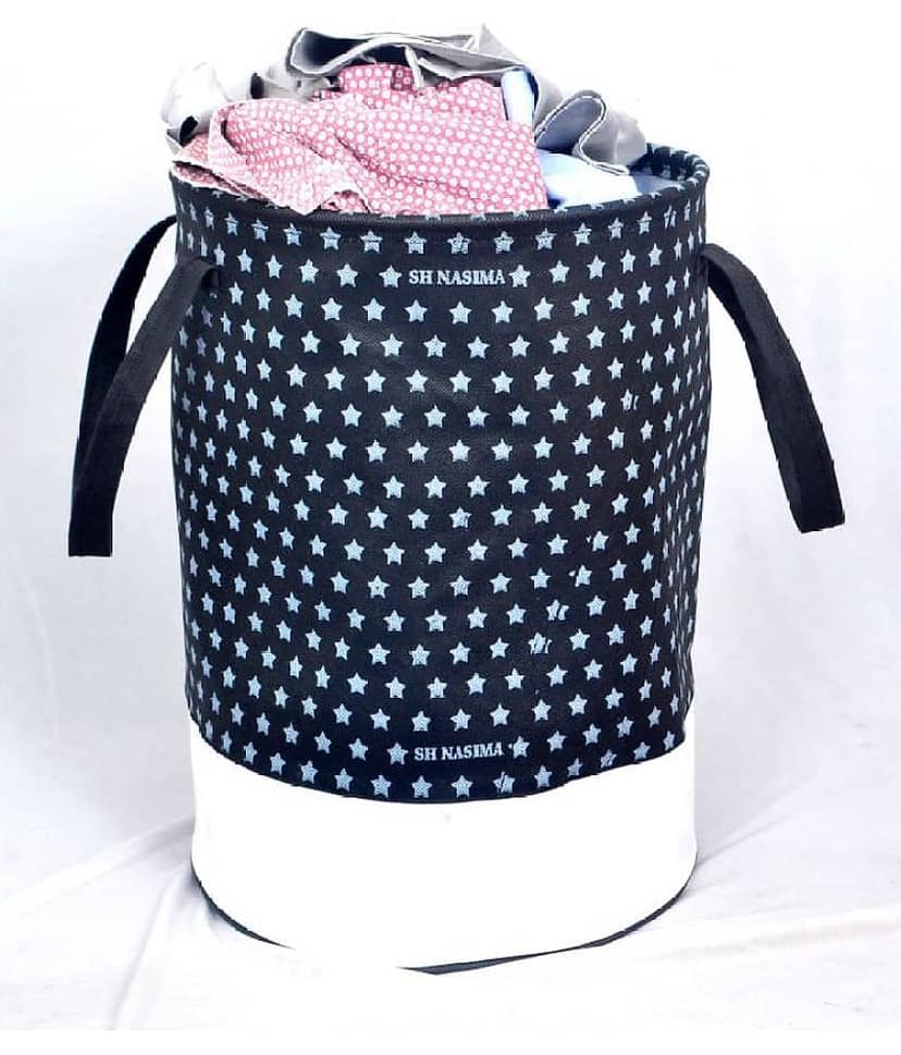 SH. NASIMA - Multicolor Nylon Laundry Bag view 2