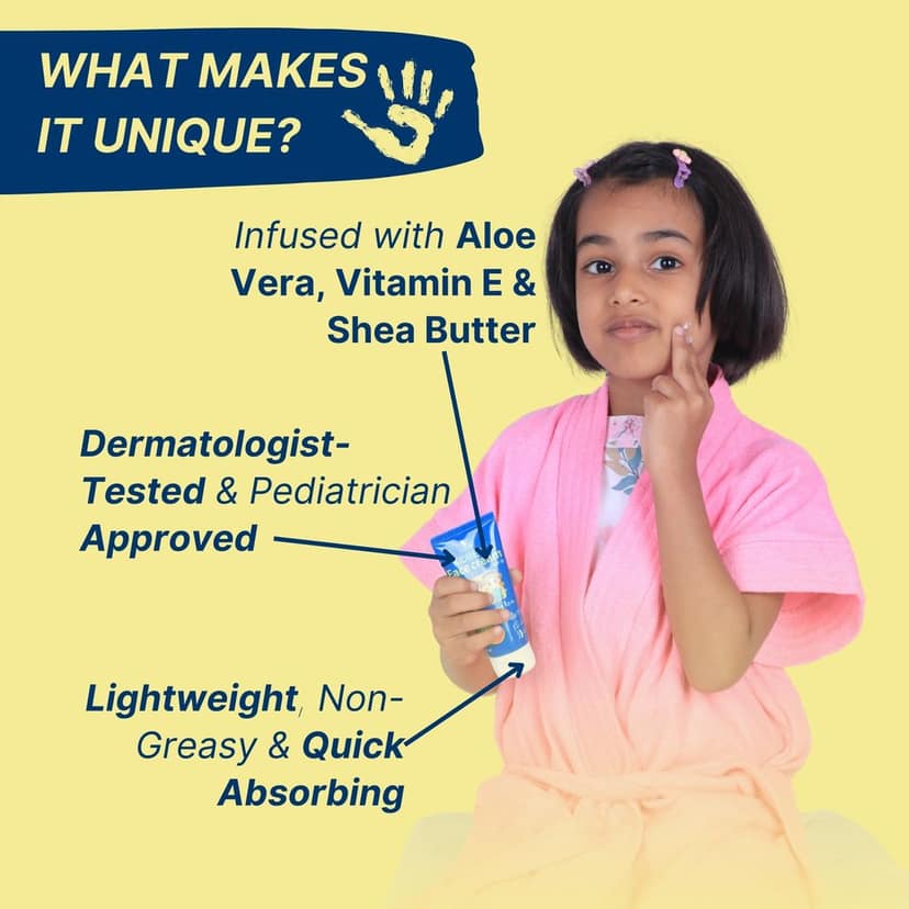 Healthbest Kids Face Cream SPF 15, 50ml - Baby Cream for 3-13 years - Suitable for All Skin Type - Tear, Paraben & SLS-Free Watermelon Flavor view 3