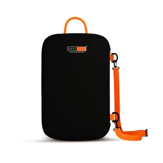 SNEAKARE Premium Shoe Bag for Travel - Fits Sneakers Up to UK Size 12, Removable Crossbody Strap, Airflow Vents, Extra Pockets with 5mm Thickness