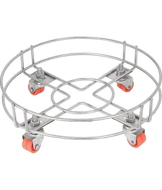 Home Lane Stainless Steel Gas Cylinder Trolleys