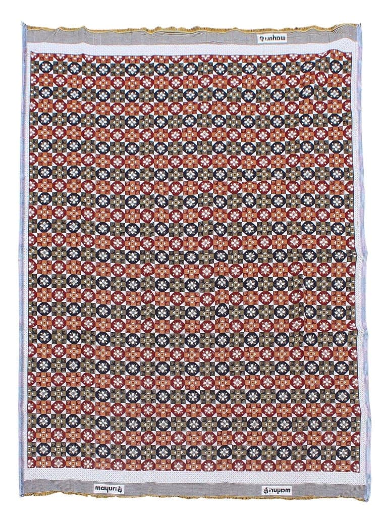 Mandhania Solance MayurPankh 3D Solapur Chaddar 100% Cotton Dailyuse Single Bed Blanket Pack of 1 view 2