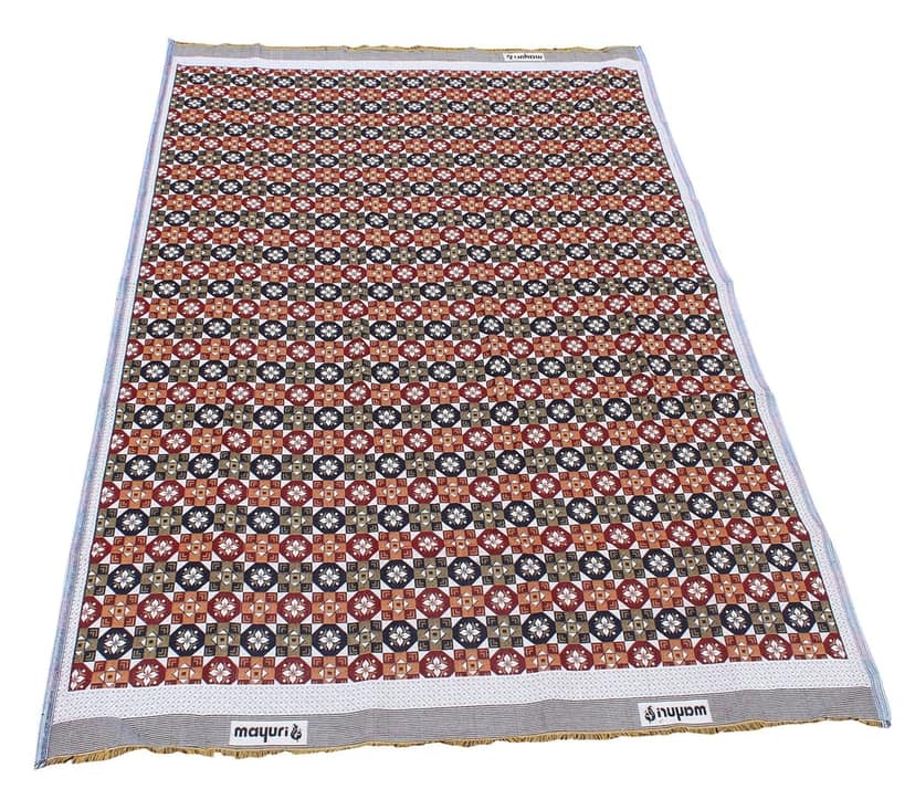 Mandhania Solance MayurPankh 3D Solapur Chaddar 100% Cotton Dailyuse Single Bed Blanket Pack of 1 view 3