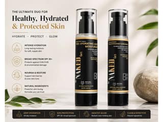 By NAKED fact Hydration Shield Combo (Multivitamin SPF 50 Sunscreen- 50 GM + Hydrating Light Moisturizer- 100 GM)