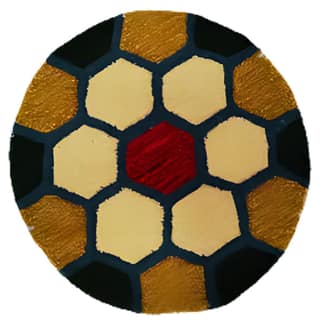 Soccer Ball Rug door mat