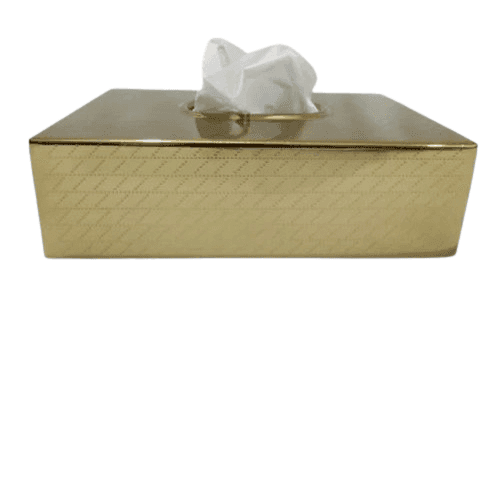 AZIZ GLOBAL TRADING/ BRASS TISSUE HOLDER BOX COVER(OPEN BASE)