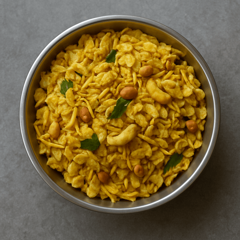 Vanthala Achamma Studio's traditional indian chivda snack view 2