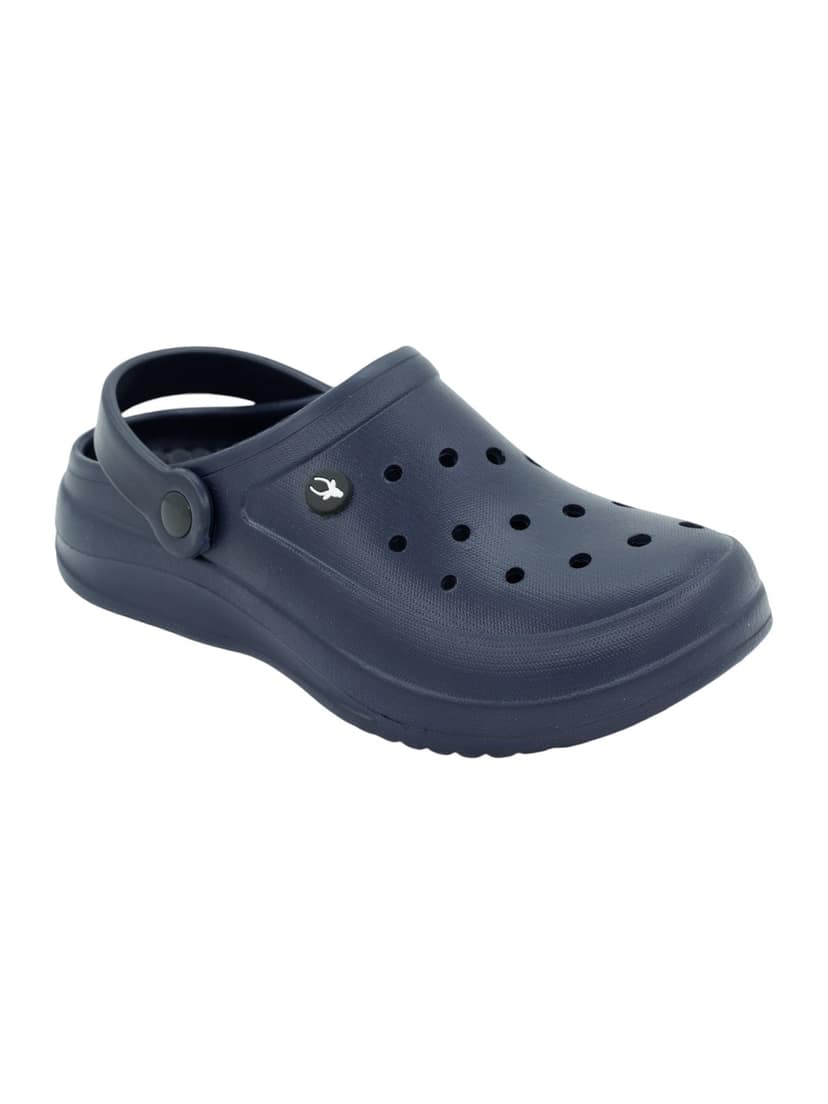 Hirolas® Men’s Ultra-Comfort Cushioned Fluffy Clogs Sliders - Blue HROMCL07BLU view 2