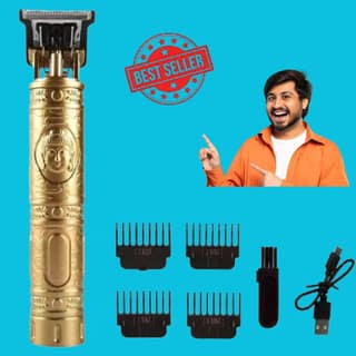 Men Vintage T9 Trimmer Professional Cordless Hair Clipper