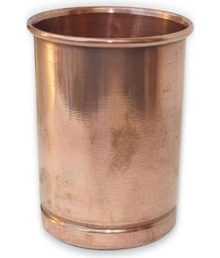 Prisha India Craft Copper Glass For Ayurvedic Health Benefits Indian Copper Utensils