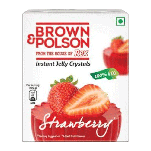 Brown & Polson Veg Strawberry Jelly 85g