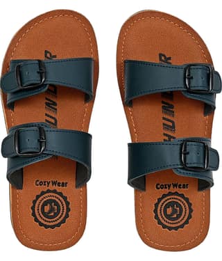 Cozy Wear Brown Men's Thong Flip Flop