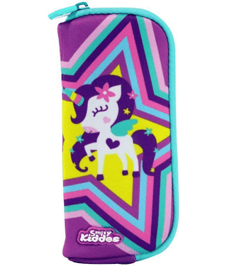 Smily Kiddos | Smily Mini Pencil Pouch (Purple) | Kids Pencil Cases | School Pencil Pouch | kids School Pencil Pouch | Purple Color Pencil Pouch | pencil Case for kids | kids pencil Case