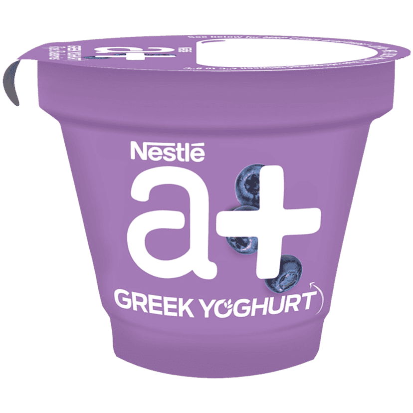 Nestle A+ Grekyo Greek Yoghurt - Blueberry, 90 G Cup