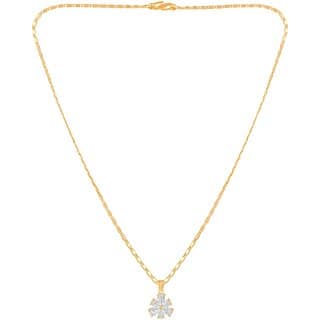 LUV FASHION Brass Copper Necklace Set