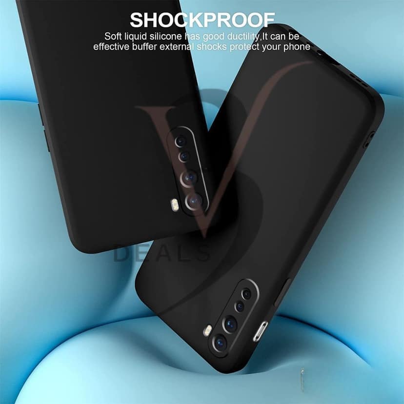 V3Deals Premium Silicon Mobile Cover Compatible for OnePlus Nord 5G | Camera Bump Protection, Shockproof Soft Flexible Back Case | Matte Finish view 5