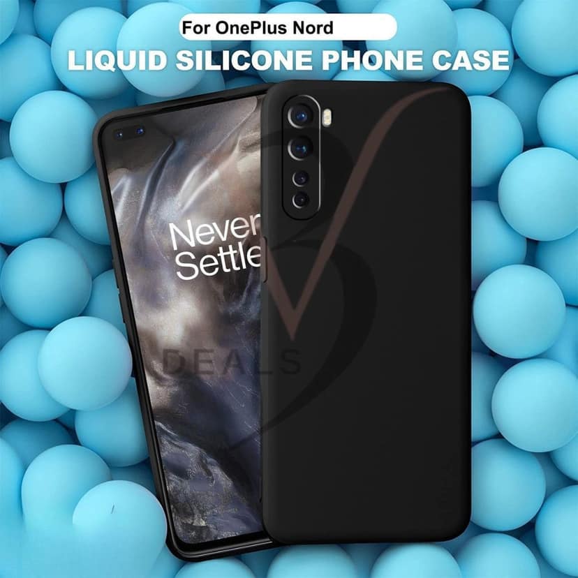 V3Deals Premium Silicon Mobile Cover Compatible for OnePlus Nord 5G | Camera Bump Protection, Shockproof Soft Flexible Back Case | Matte Finish view 6