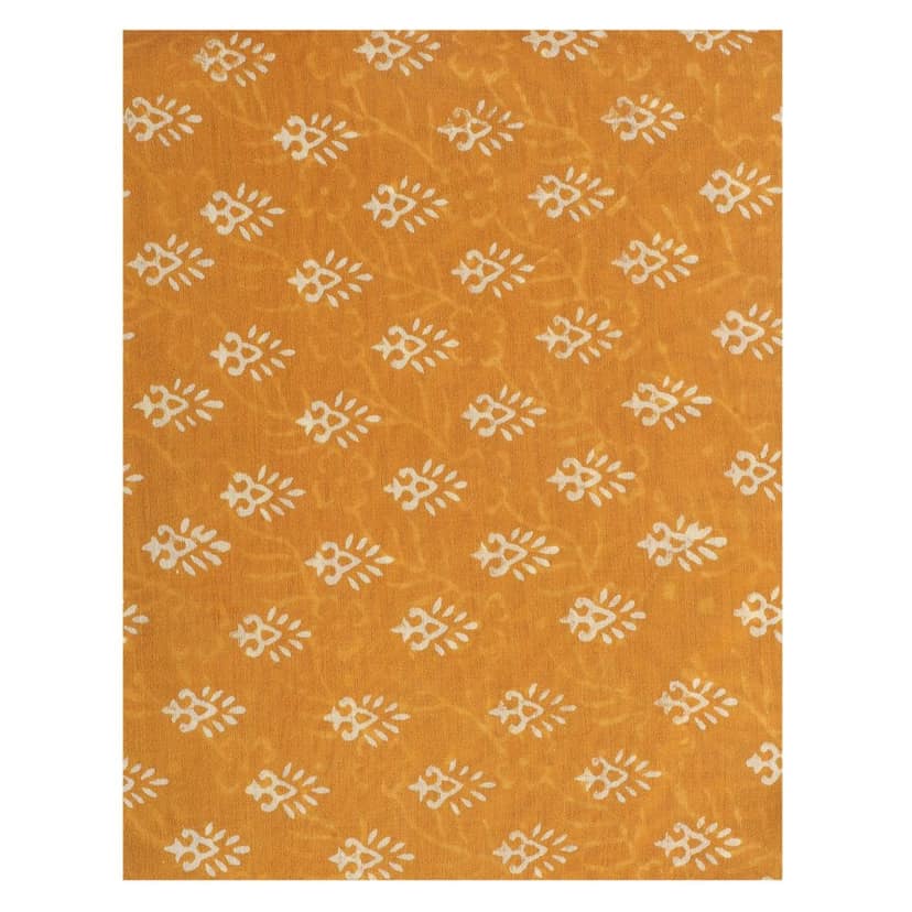HANDLOOM CHANDERI 03 PCS DABU PRINTED SUIT (SKU - 1RDS01270221 Suit 43) view 5