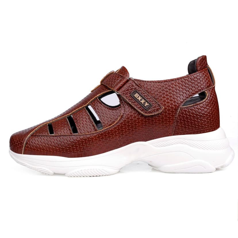 Bxxy's 3 Inch Height Increasing Elevator Sandals for Men view 7