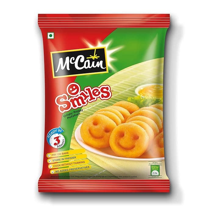 McCain Smiles-Crispy Happy Potatoes 750 Gms