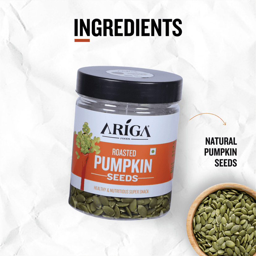Ariga Foods Premium Roasted Pumpkin Seeds 200gm view 5