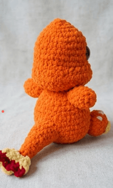 Handmade Charmander Character Decorative Toy for Kids and Collectors view 2