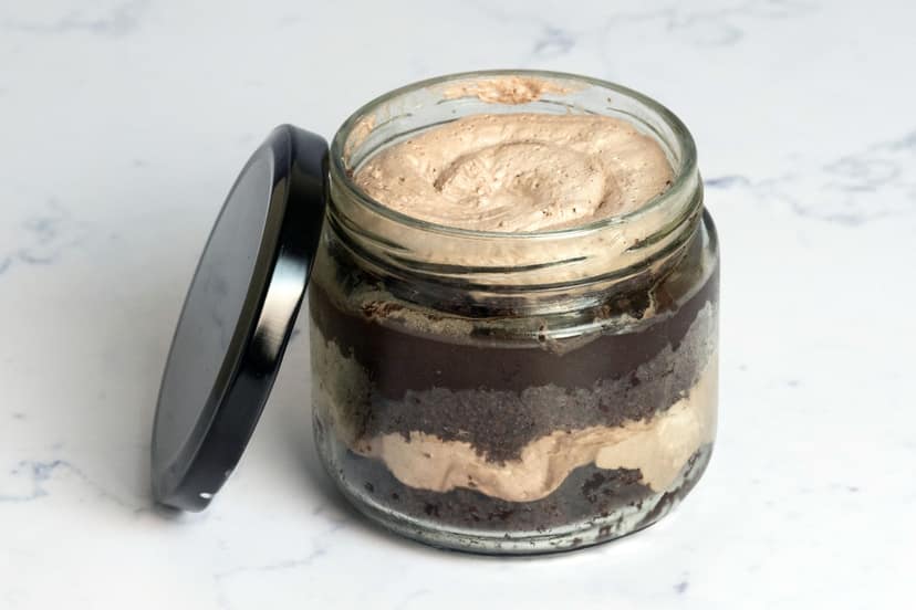 Death by chocolate (dbc) jar cake