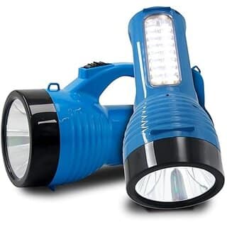 DAYBETTER 30Watt Torch Rechargeable With Cobe Light Emergency Light ( Pack of 1 )