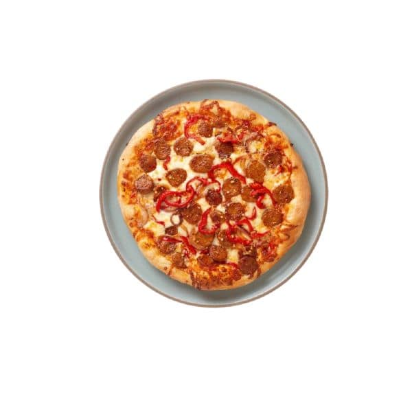 Pulled Chicken and Sausage Pizza (9 inches)