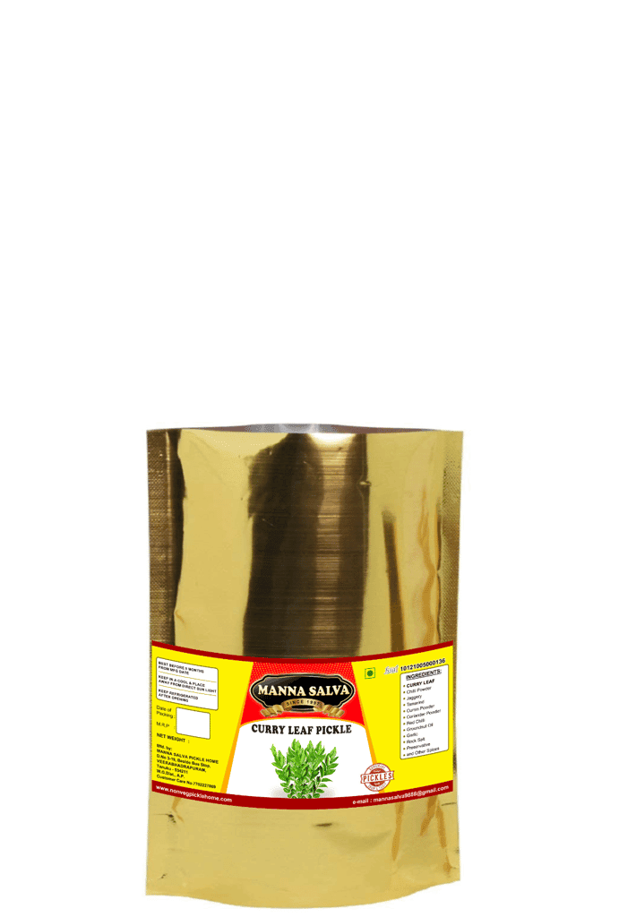 Manna Salva Pickles- Curry Leaf Pickle - Veg Pickle view 3